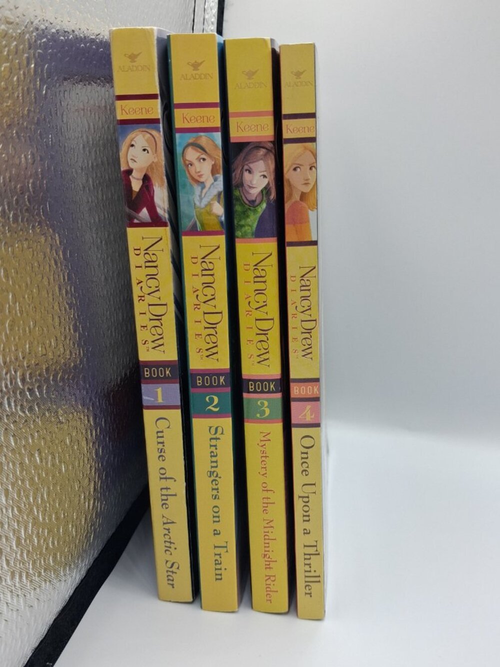 Lot of 4 Nancy Drew Diaries Paperback Young Mystery Books by Carolyn Keene 1-4